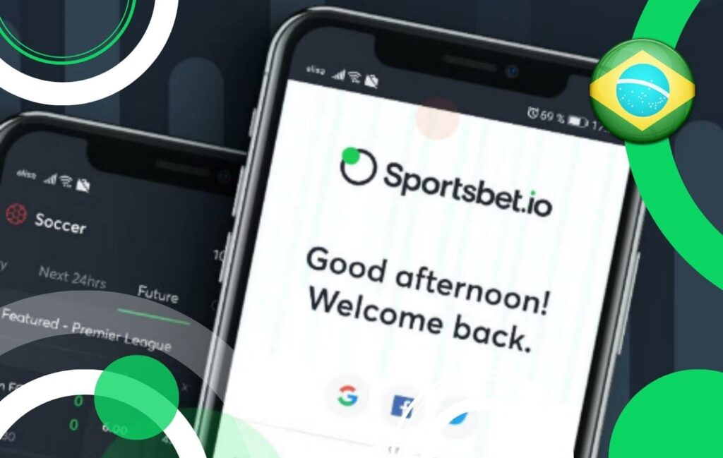 Aplicativo móvel de apostas esportivas Sportsbet.io Brasil