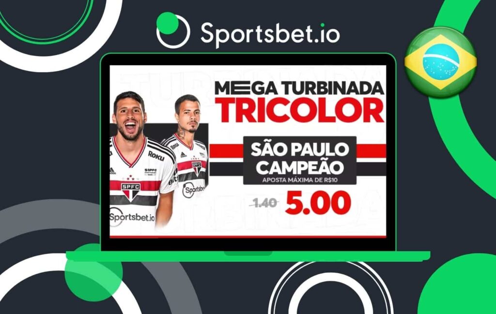 Sportsbet io Brasil mega turbinada tricolor características e descrição do bônus