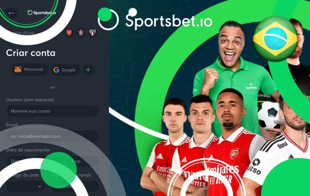 criando uma conta no site da casa de apostas e cassino Sportsbet io Brasil