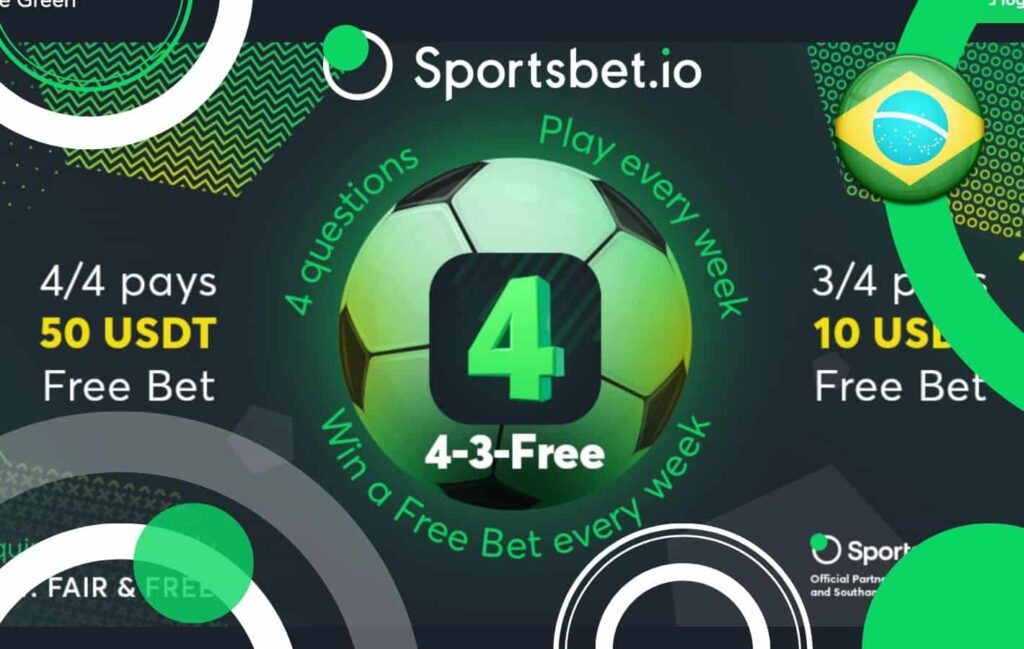 Sportsbet io Brasil Di4 de Green um dos tipos de bônus