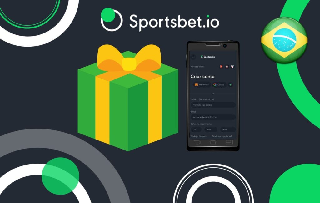 bônus ao se registrar no aplicativo da casa de apostas Sportsbet io Brasil