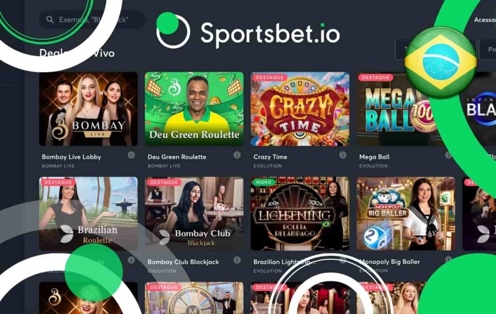 Discussão da Sportsbet io Brasil sobre jogos de cassino na plataforma