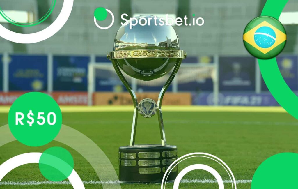 Sportsbet io Brasil aposta em eventos da Copa Sul-Americana e ganha bônus