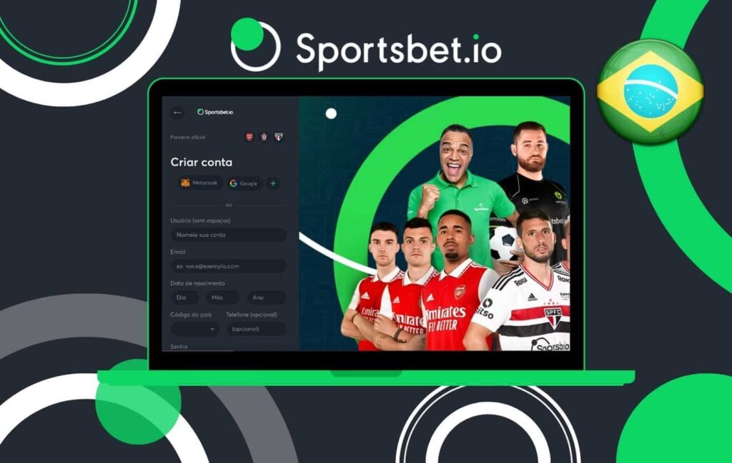 Sportsbet io Brasil como se registrar e começar a jogar