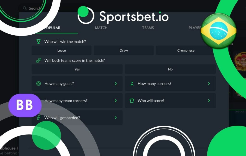 Sportsbet io Brasil aproveita o recurso exclusivo de construtor de apostas na plataforma