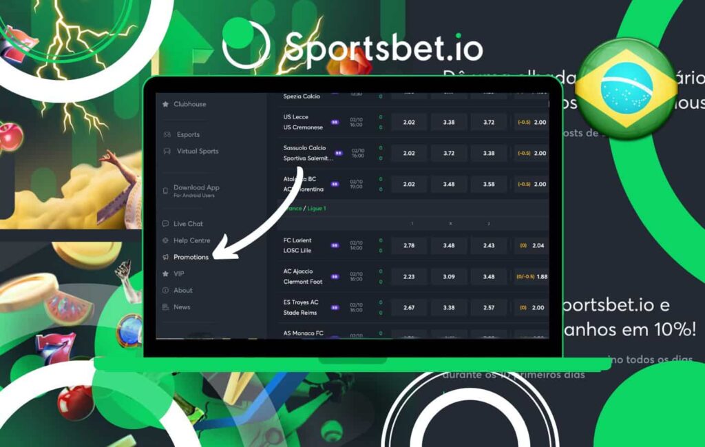 Sportsbet io Brasil site de apostas e jogos de azar oferece aos seus usuários bônus